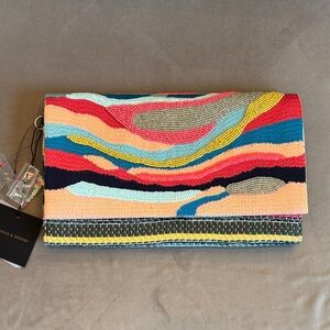 Colorful Beaded Clutch by America & Beyond